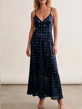 Ciao Lucia Babydoll Verdi Floral Slip Dress Size Large